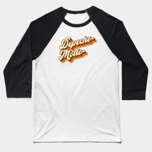 Depeche Mode - Vintage Text Baseball T-Shirt